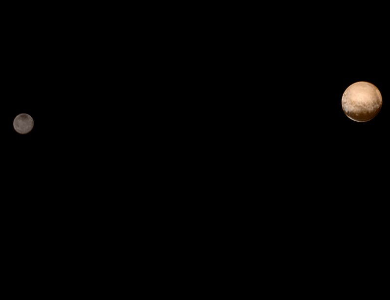 Pluto in historic flyby