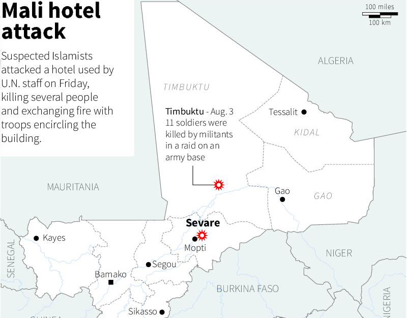 Mali hotel siege