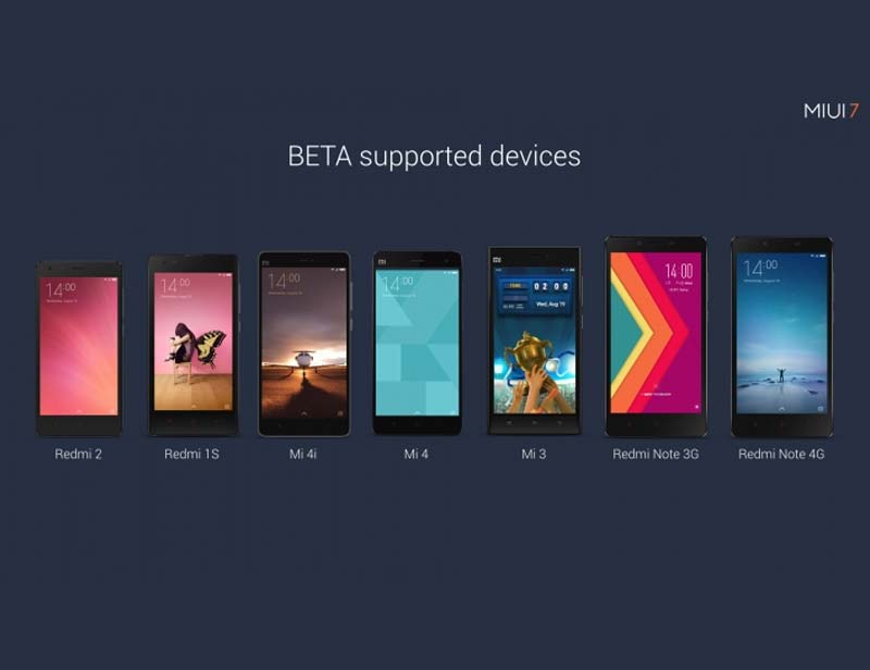 Xiaomi MIUI 7 beta