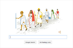 google doodle, independence day