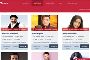 Now you can get a chance to fly with your favourite celebrity