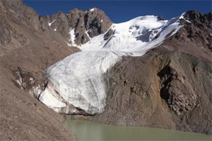 central asian glacier central asian glacier