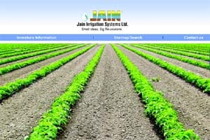 Jain Irrigation shares
