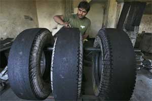 rubber production