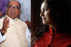 Digvijaya Singh marries TV anchor Amrita Rai Digvijaya Singh marries TV anchor Amrita Rai