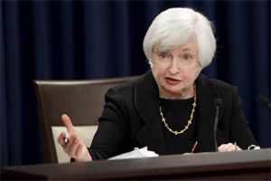 US Fed Reserve chair Janet Yellen US Fed Reserve chair Janet Yellen