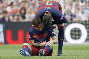 Lionel messi injured