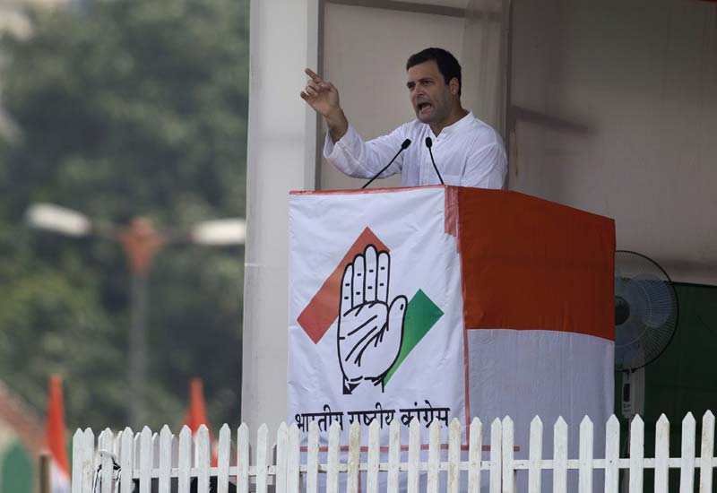Rahull Gandhi tears into narendra modi