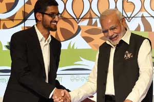 sundar pichai narendra modi sundar pichai narendra modi