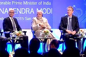 Digital India push: Microsoft plans to take technology to 5 lakh villages, says Satya Nadella Digital India push: Microsoft plans to take technology to 5 lakh villages, says Satya Nadella