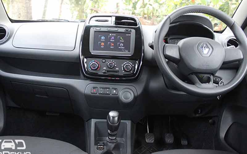 renault kwid interior, renault kwid