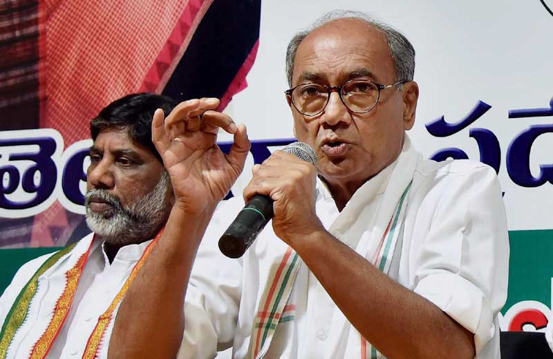 Digvijay Singh, Digvijay Singh attacks rajnath singh, rajnath singh