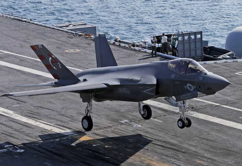 US Navy F 35C trial