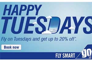 GoAir offer slashes airfares by up to 20%, but only on Tuesdays