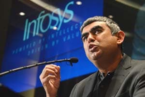 infosys q4 profit, vishal sikka, infy