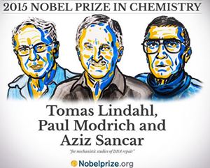 Trio wins Nobel Chemistry Prize for DNA repair work Trio wins Nobel Chemistry Prize for DNA repair work