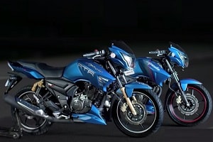 TVS Apache Matte Blue Edition