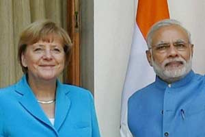 angela merkel, angela merkel India, Narendra modi
