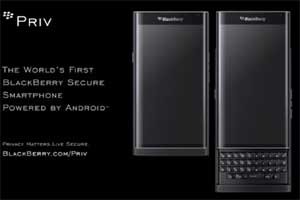 blackberry priv smartphone