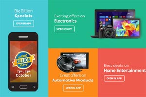 Flipkart Big Billion Days sale