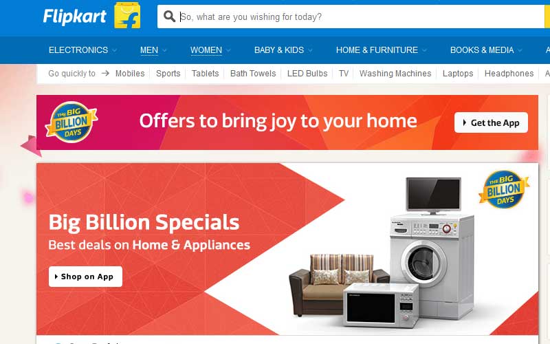 flipkart sale, flipkart big billion day sale