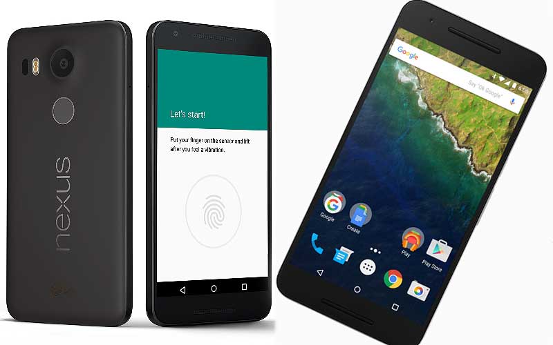 google nexus 5x, google nexus 6p
