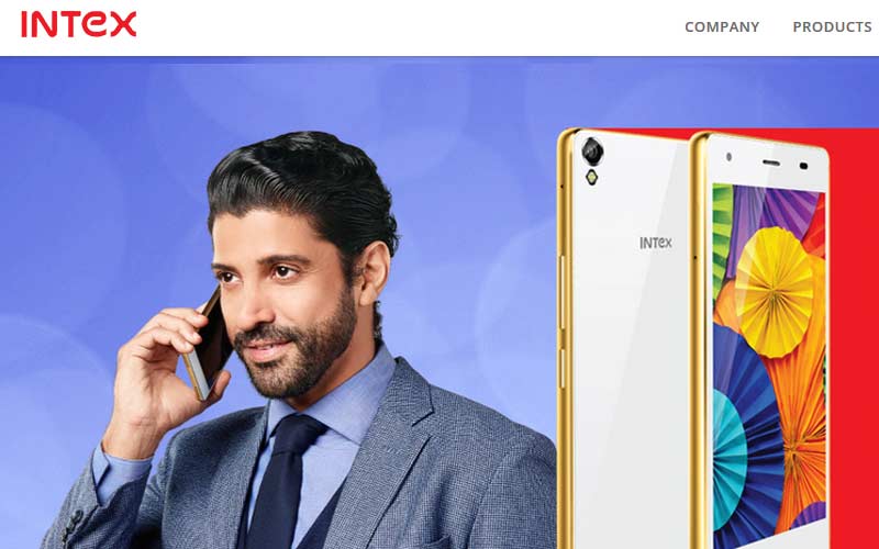 Intex smartphone