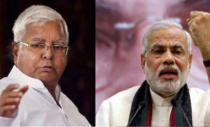 lalu yadav, narendra modi