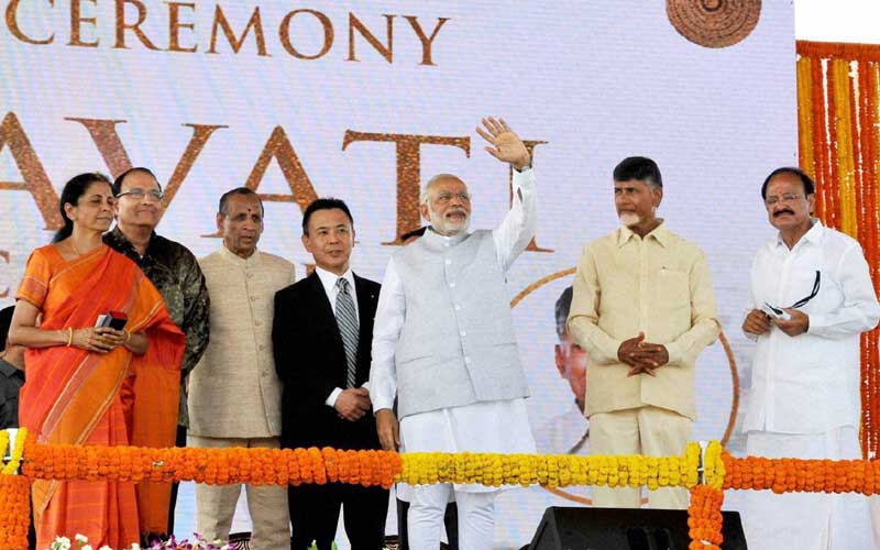 narendra modi amaravathi