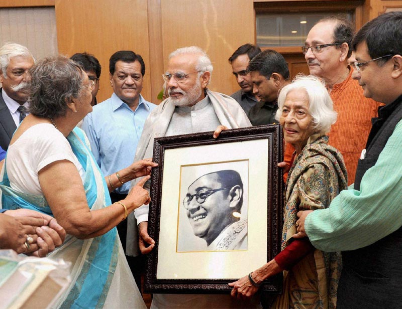 narendra modi subhash chandra bose
