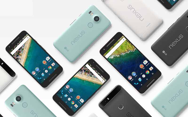 Google Nexus 5X, Nexus 6P, iphone 6s, iphone 6s plus