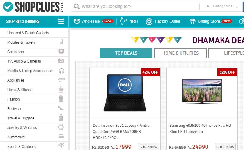 shopclues offers, shopclues