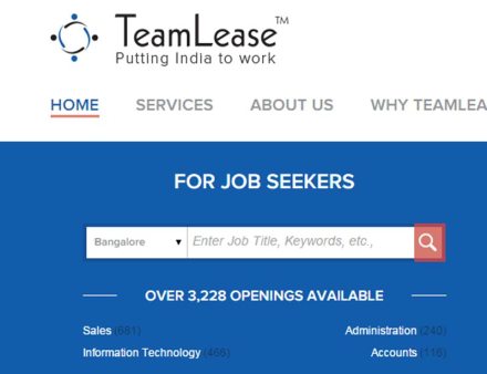 Delhi University, Teamlease