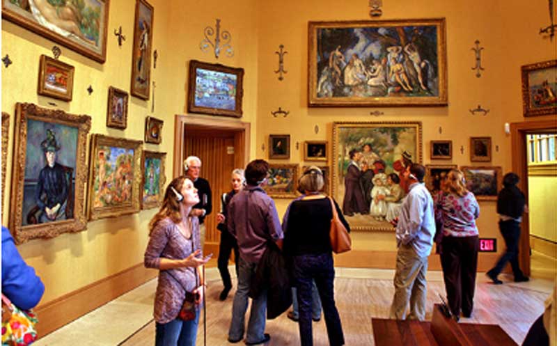<br>Barnes Foundation</br> Explore the legendary collection in the world famous Barnes Foundation, renowned for its inventive displays of Impressionistic and Modernist paintings. Reserve your tickets before your visit to the new abode of the Barnes Foundation to witness the greatest private collection of post-impressionist and early modern art in America.
