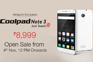 Coolpad Note 3: Another 15,000 handsets sold in flash sale on Amazon.in