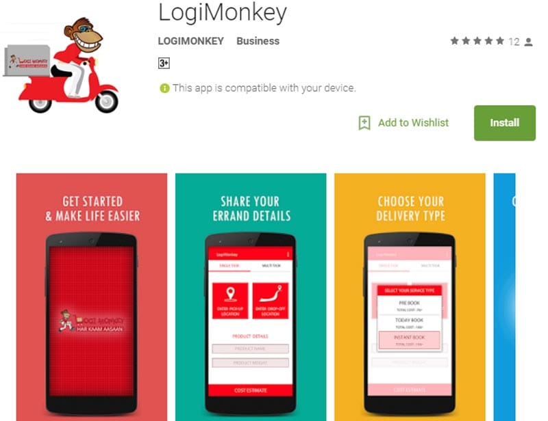 LogiMonkey app