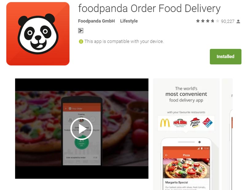 foodpanda app