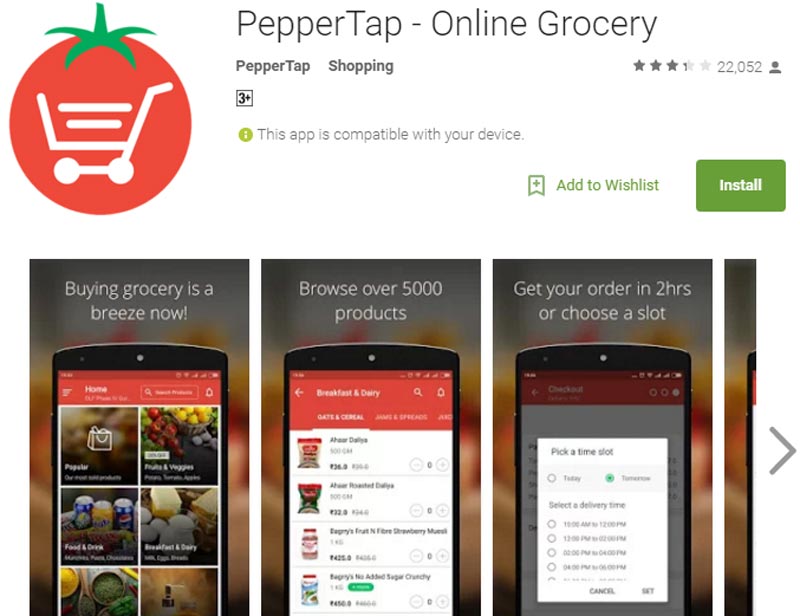 PepperTap app