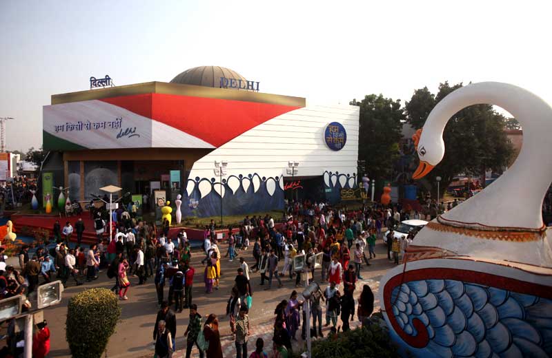 35th India International Trade Fair (IITF) in the national capital opened for public on Thursday. President Pranab Mukherjee had inaugurated the fair on November 14. Here are top 6 things to note about the IITF 2015. (Express photo by Amit Mehra) (Text courtesy: ANI)