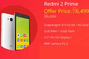 xiaomi sale, xiaomi mi4, xiaomi mi4i, xiaomi redmi 2 prime, Redmi 2 Prime, Mi 4, Mi 4i, Mi Pad, xiaomi diwali sale, xiaomi sale india