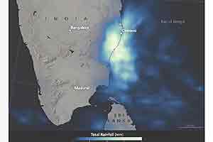 Chennai weather forecast by NASA