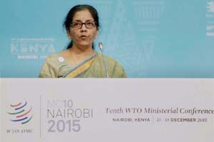 India disappointed over non-reaffirmation of Doha round at Nairobi WTO ministerial