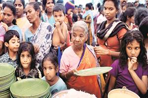 Jayalalithaa pointed out that the slum dwellers living on the city's waterways in Adyar, Cooum, Buckingham Canal have lost homes and belongings in the floods. (PTI photo)
