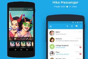 Hike messenger app Hike messenger app