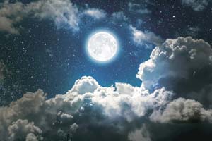 Advertisement on moon