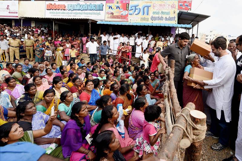 rahul gandhi, rahul gandhi speech, rahul gandhi speech today, chennai floods, rahul gandhi in chennai, rahul gandhi chennai visit, rahul gandhi chennai images