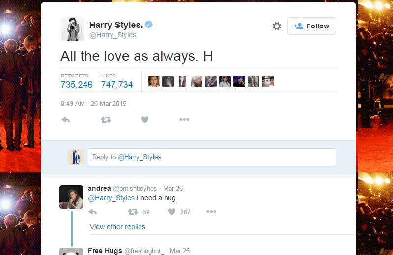 Harry Styles, Harry Styles twitter, one direction, Twitter events, top Twitter events, twitter hashtag, popular twitter hashtag, top twitter hashtag