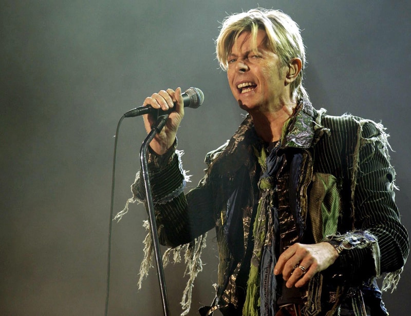 In June, 2002, David Bowie and his band were rehearsing in a Manhattan warehouse for an appearance on the show A&E's ''Live By Request.'' An Associated Press reporter stopped by to speak to the affable, then-55-year-old musician. Here's what he revealed in 5 points (AP photo):