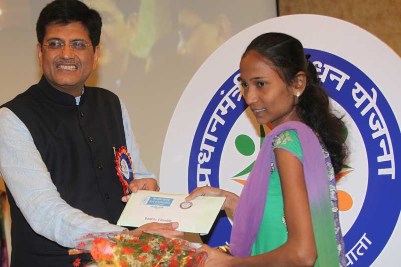 2. Jan Dhan Yojana: As per trends available, the percentage of accounts with 'Zero Balance' have actually shown a significant decline. Accounts with no balance in them were as high as 76.81 per cent of the total opened under the scheme as on September 30, 2015. They have come down to just about 32 per cent at the end of December. (Express Photo)