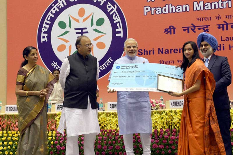5. Jan Dhan Yojana: Over-draft is granted to an earning member of the family, with a condition that the account has been operated satisfactorily for at least 6 months. (PTI)